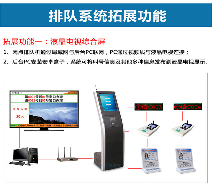 銀行政企事業(yè)單位無(wú)線排隊(duì)叫號(hào)機(jī)